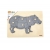 Viga 44604 Puzzle na podkładce z uchwytami - Hipopotam