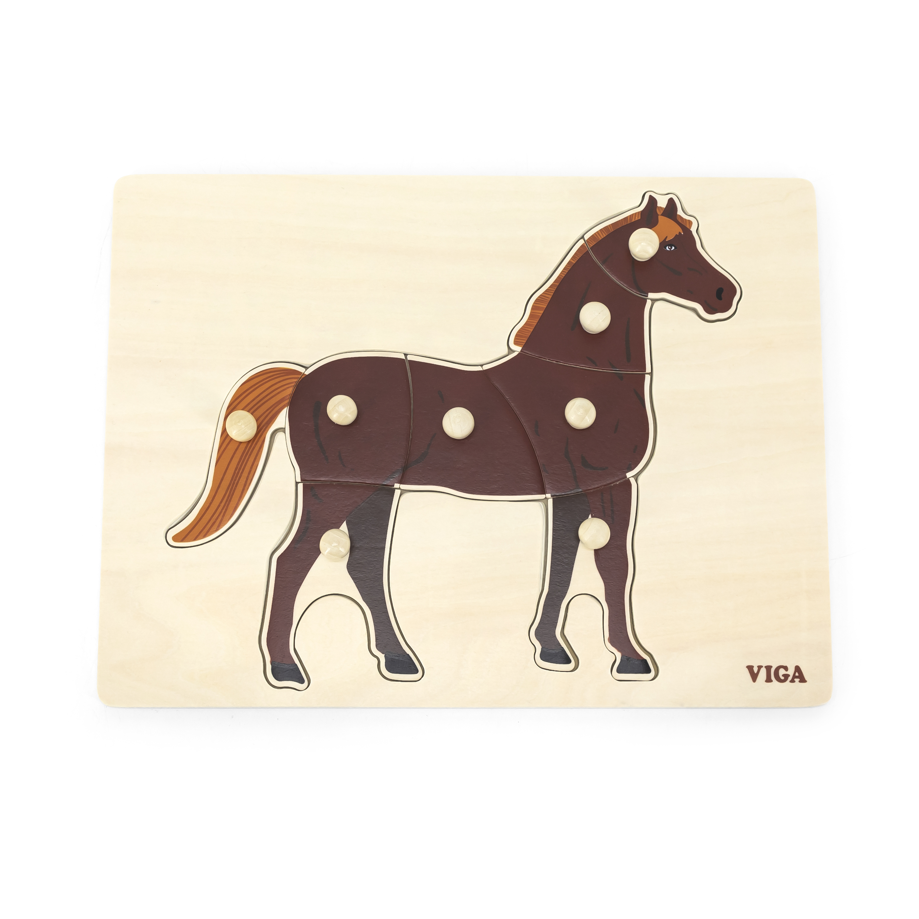 Puzzle kaepidemetega padjal - hobune