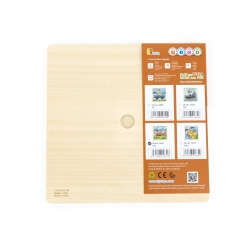 Viga 44631 Puzzle na podkładce 9 elementów - pociąg