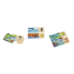 Viga 44675 Drewniane puzzle - Mój dom