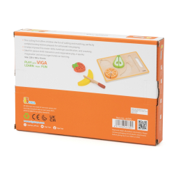 Viga 44789 Zabawa w krojenie – kolorowe owoce