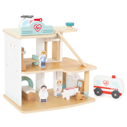 Viga 44802 Drewniany szpital z akcesoriami