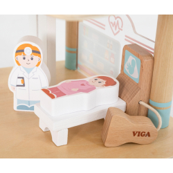 Viga 44802 Drewniany szpital z akcesoriami