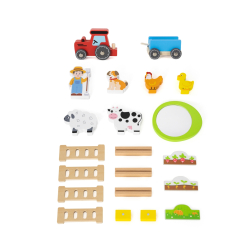 Viga 44804 Drewniana farma z akcesoriami