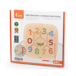 Viga 44811FSC Tablica edukacyjna - magnetyczna zabawa z liczbami