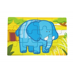 Viga 50068 Zestaw puzzli - safarii