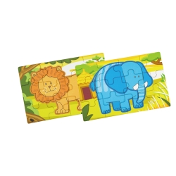 Viga 50068 Zestaw puzzli - safarii