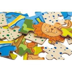 Viga 50068 Zestaw puzzli - safarii