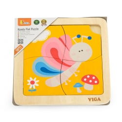 Viga 50136 Puzzle na podkładce - motylek