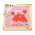 Viga 50146 Puzzle na podkładce - krab