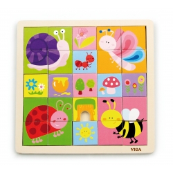 Viga 50150 Kreatywne puzzle - życie w ogrodzie