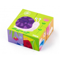 Viga 50160 Klocki puzzle owady