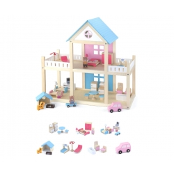 Viga 50255 Dwupoziomowy domek dla lalek