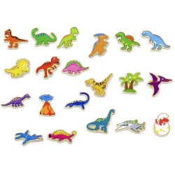 Viga 50289 Magnesy dinozaury
