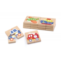 Viga 50723 Zestaw puzzli magnetycznych - transport