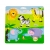 Viga 50838 Puzzle na podkładce zoo
