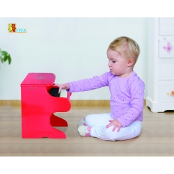 Viga 50947 Pierwsze pianino dla dziecka - czerwone