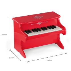 Viga 50947 Pierwsze pianino dla dziecka - czerwone