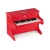 Viga 50947 Pierwsze pianino dla dziecka - czerwone