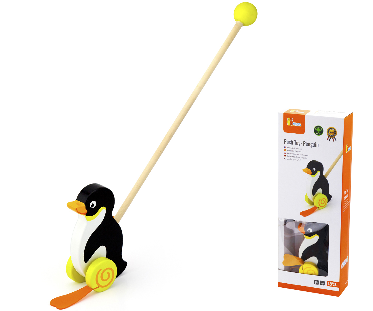 50962 Lükatav mänguasi - Pingviin