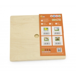 Viga 51438 Puzzle na podkładce 9 elementów - krówka