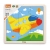 Viga 51447 Puzzle na podkładce 9 elementów - samolot