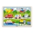 Viga 51462 Puzzle na podkładce 24 elementy - pojazdy w mieście