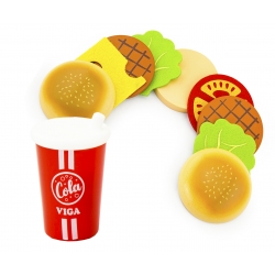 Viga 51602 Zestaw Hamburger i Cola
