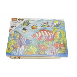 Viga 58423 Magnetyczne puzzle - łowimy rybki