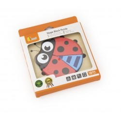 Viga 50168 Pierwsze puzzle maluszka - biedronka