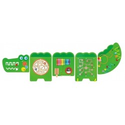 Viga 50346 Sensoryczna tablica manipulacyjna - krokodyl xl