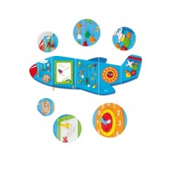 Viga 50673 Sensoryczna tablica manipulacyjna - samolot