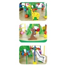 Viga 58971 Stolik edukacyjny zwierzyniec