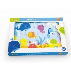 Viga 50200 Puzzle na podkładce 24 elementy - ocean