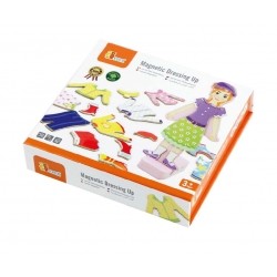 Viga 59652 Magnetyczna ubieranka - dziewczynka