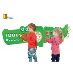 Viga 50346 Sensoryczna tablica manipulacyjna - krokodyl xl
