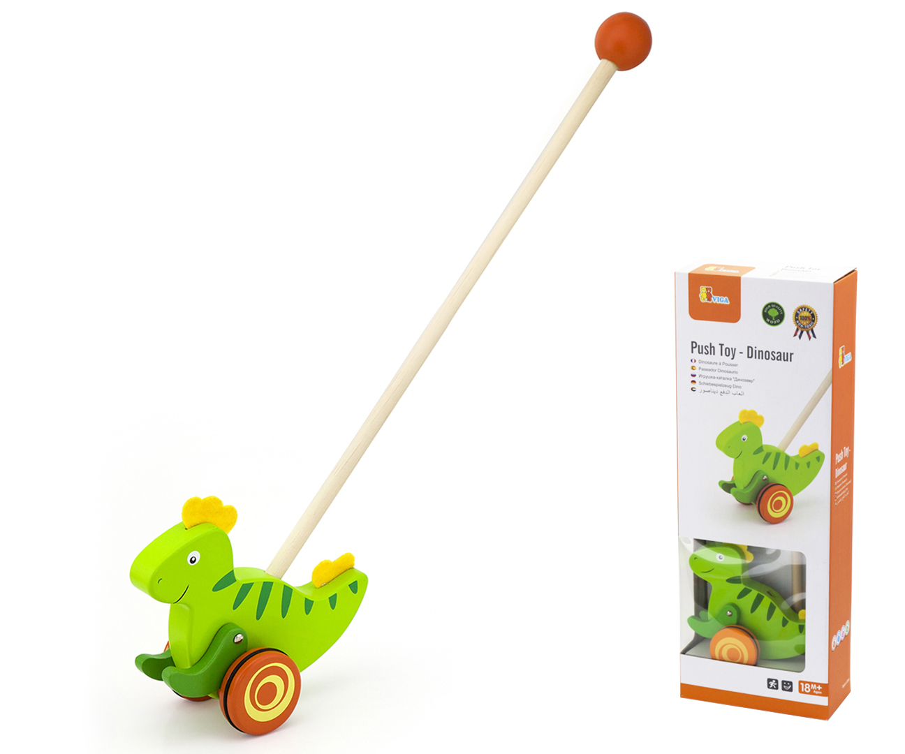 Push mänguasi-Dinosaurus