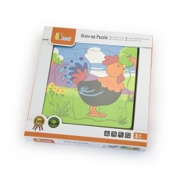Viga 50113 Puzzle - jak rośnie kogucik