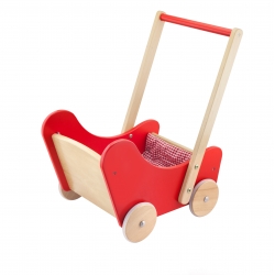 Viga 59215 2w1 Chodzik i wózeczek dla lalek "red"