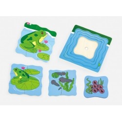 Viga 59516vg Puzzle - jak rośnie żabka