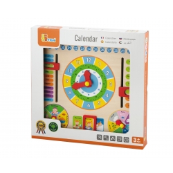 Viga 59872 Tablica manipulacyjna kalendarz z zegarem