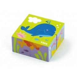 Viga 50161 Kostki puzzle - morze