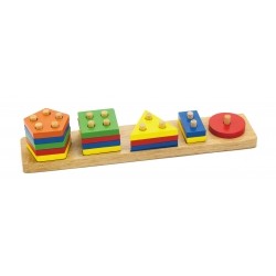Viga 58558 Klocki z sorterem kształtów - figury geometryczne