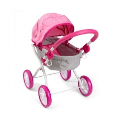 Milly Mally Wózek dla lalek Dori Prestige Pink